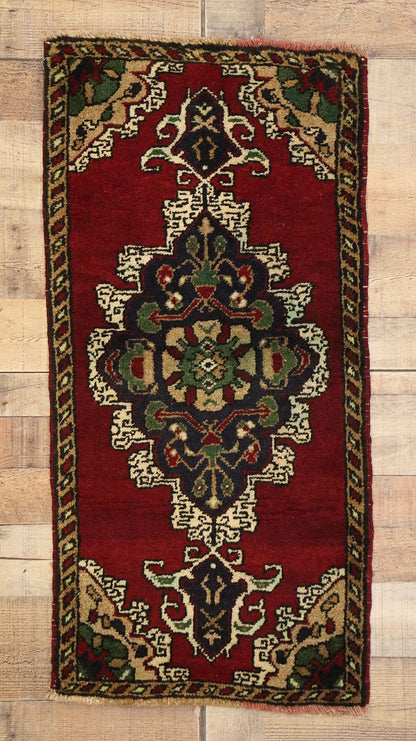 2 x 3 Vintage Turkish Yastik Rug 51473