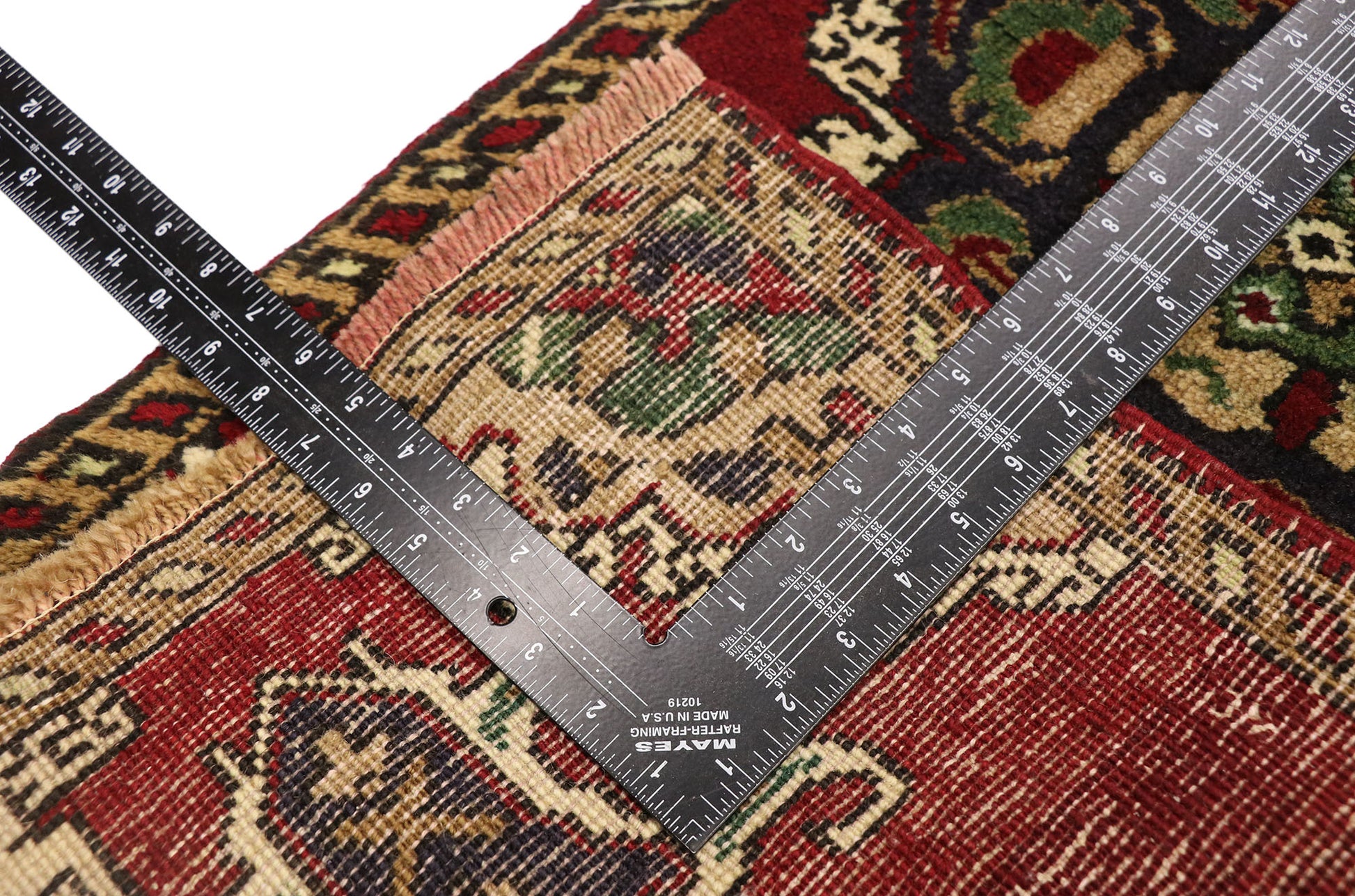 2 x 3 Vintage Turkish Yastik Rug 51473