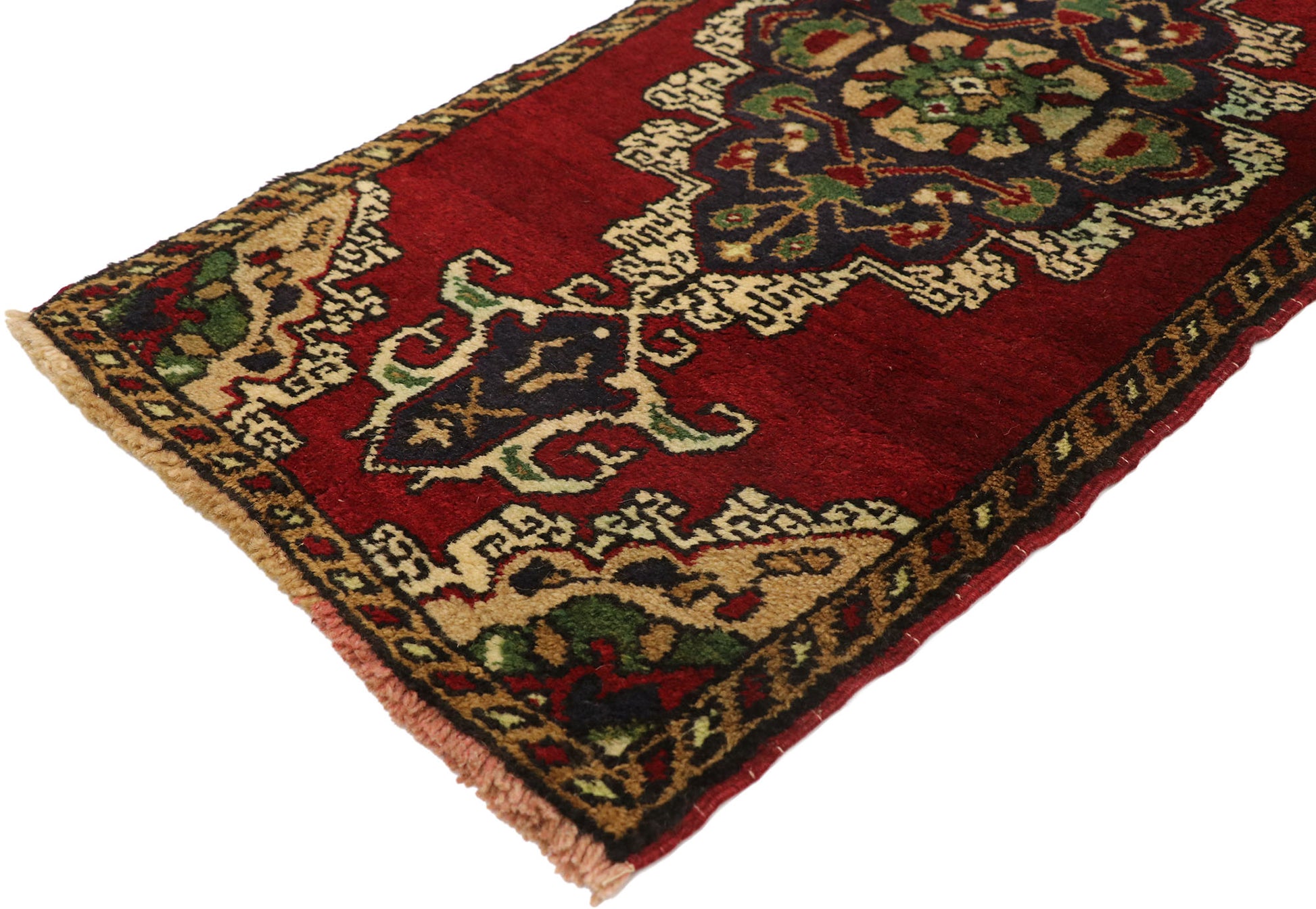 2 x 3 Vintage Turkish Yastik Rug 51473