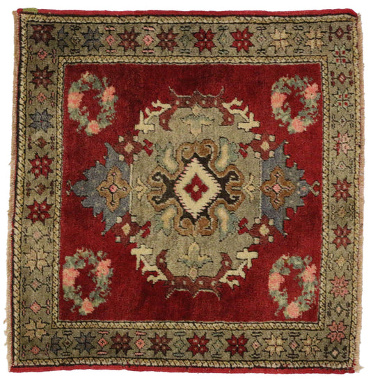 2 x 2 Vintage Yastik Rug 51474