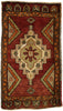2 x 3 Vintage Turkish Yastik Rug 51480
