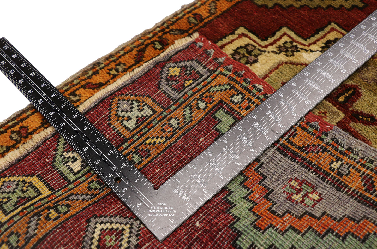 2 x 3 Vintage Turkish Yastik Rug 51480