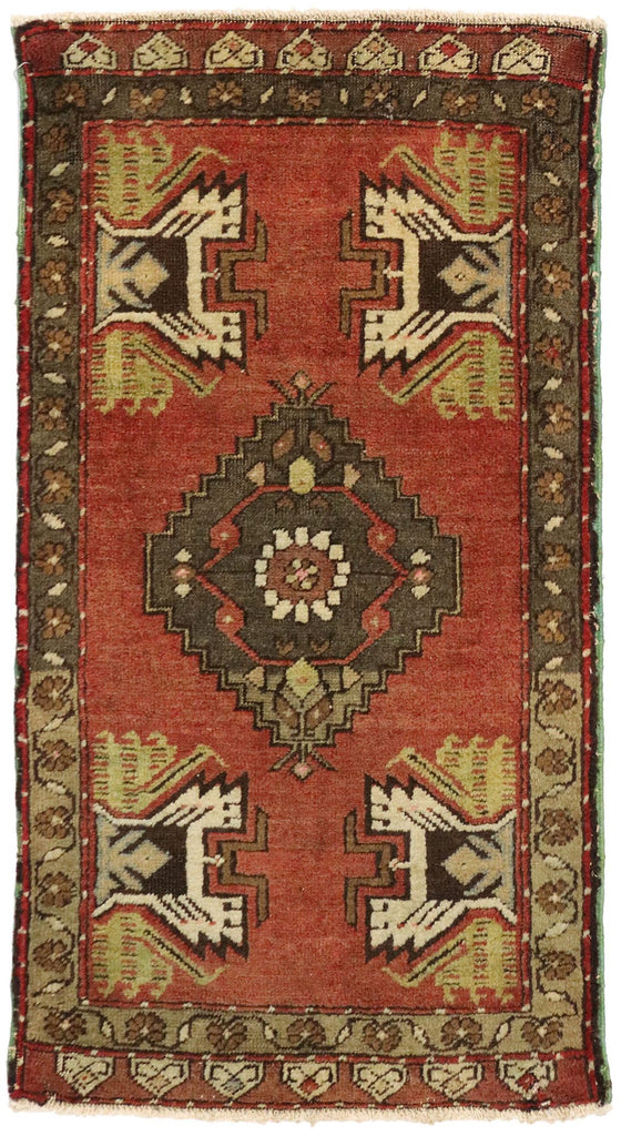 2 x 3 Vintage Turkish Yastik Rug 51481