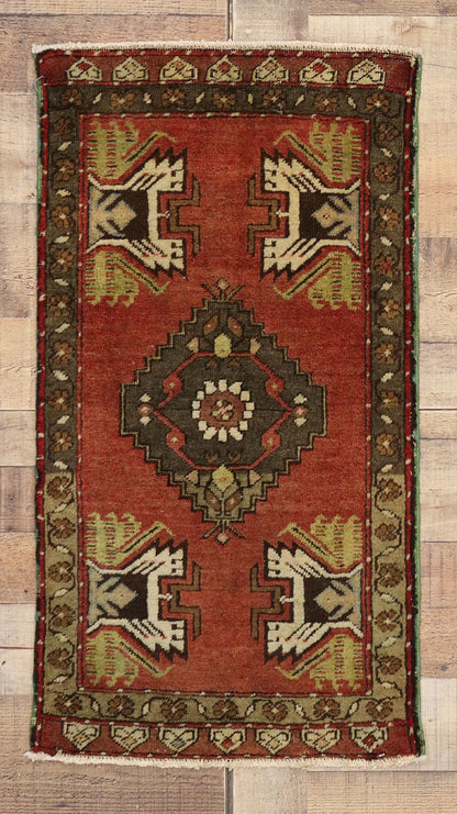 2 x 3 Vintage Turkish Yastik Rug 51481