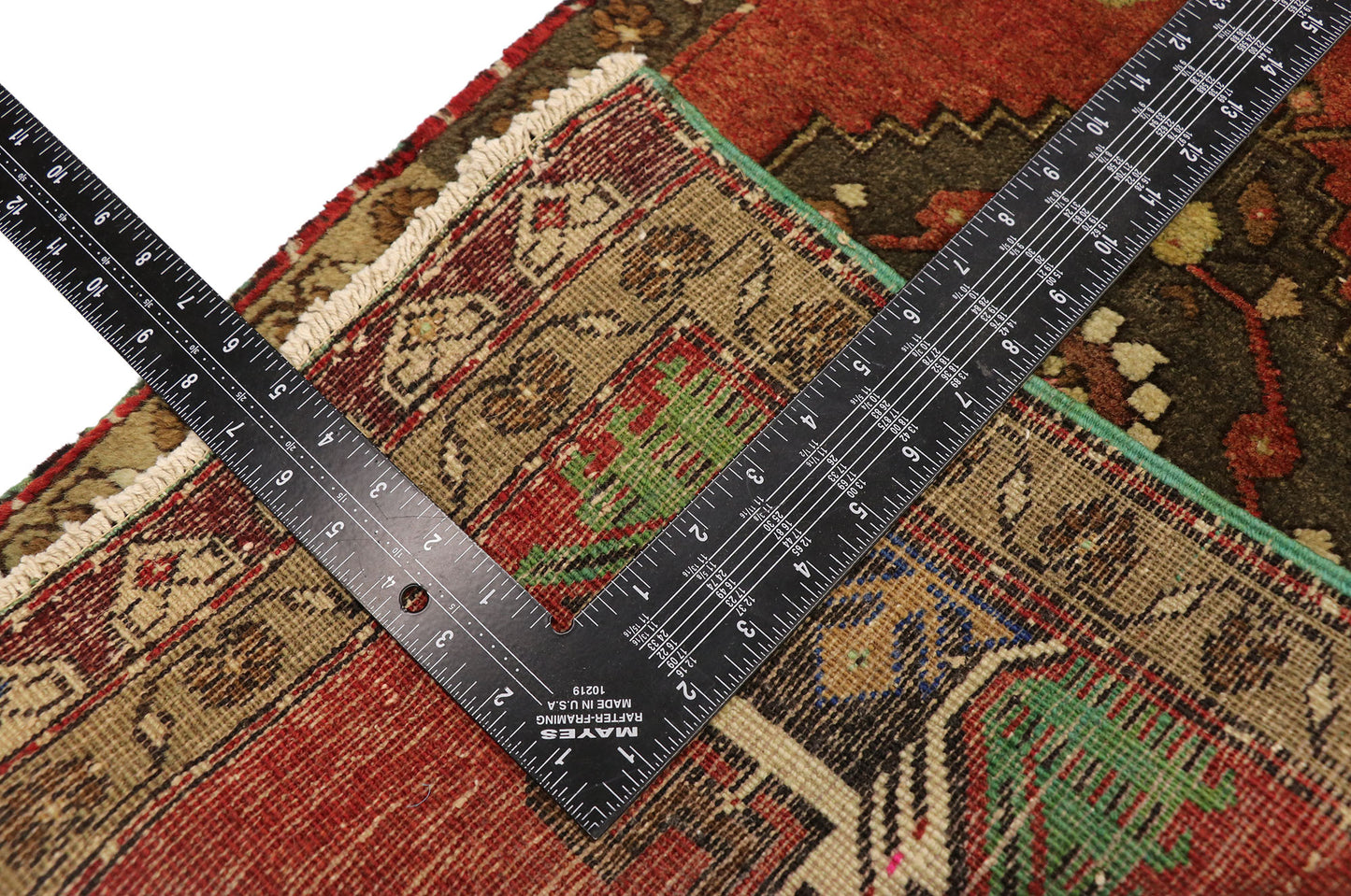 2 x 3 Vintage Turkish Yastik Rug 51481