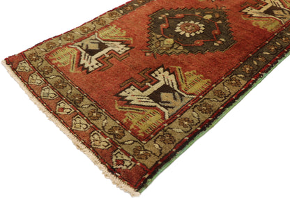 2 x 3 Vintage Turkish Yastik Rug 51481