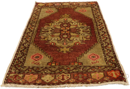 2 x 3 Vintage Turkish Yastik Rug 51482