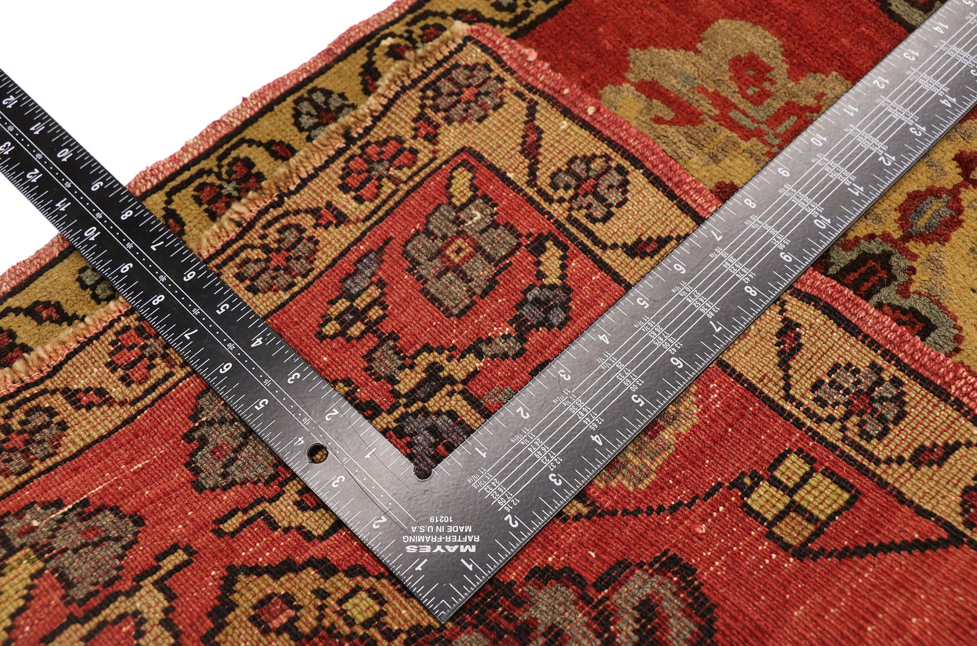 2 x 3 Vintage Turkish Yastik Rug 51483