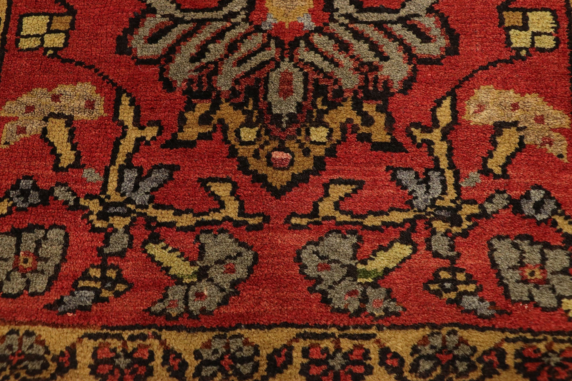 2 x 3 Vintage Turkish Yastik Rug 51483
