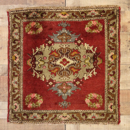 2 x 2 Vintage Yastik Rug 51484