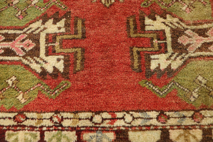 2 x 4 Vintage Turkish Yastik Rug 51485