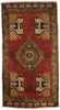 2 x 3 Vintage Turkish Yastik Rug 51490