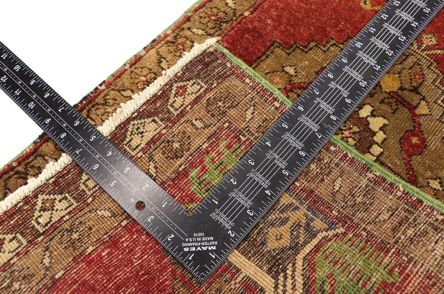 2 x 3 Vintage Turkish Yastik Rug 51490