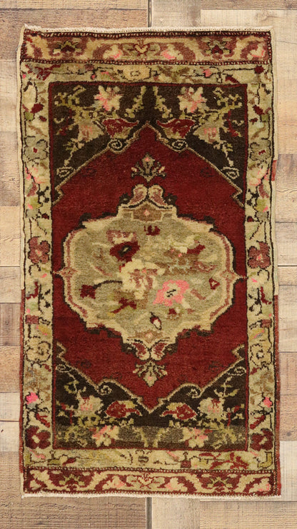 2 x 3 Vintage Turkish Yastik Rug 51491