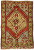 2 x 3 Vintage Turkish Yastik Rug 51492
