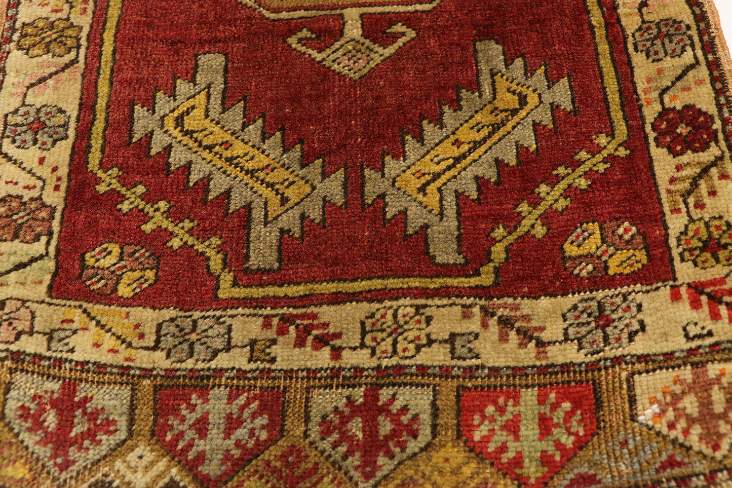 2 x 3 Vintage Turkish Yastik Rug 51496