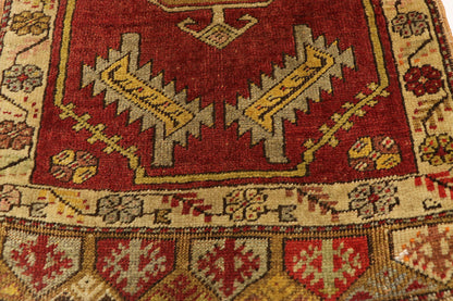 2 x 3 Vintage Turkish Yastik Rug 51496