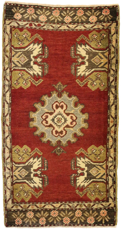 2 x 4 Vintage Yastik Rug 51499
