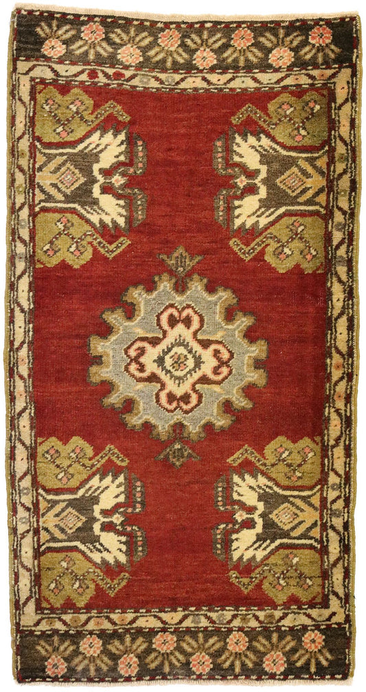 2 x 4 Vintage Yastik Rug 51499