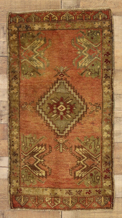 2 x 3 Vintage Turkish Yastik Rug 51502