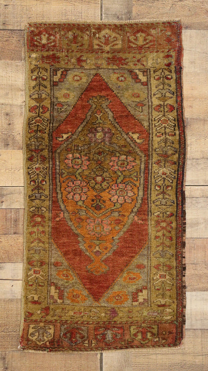 2 x 3 Vintage Turkish Yastik Rug 51503