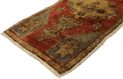 2 x 3 Vintage Turkish Yastik Rug 51506