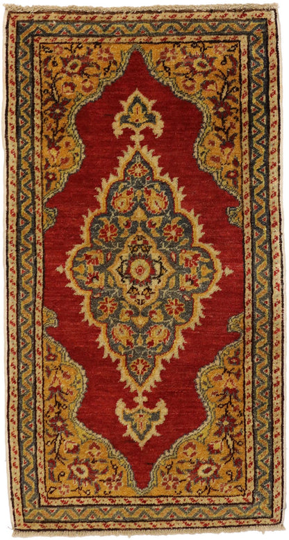 2 x 3 Vintage Turkish Yastik Rug 51507