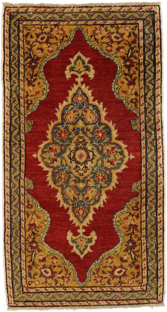 2 x 3 Vintage Turkish Yastik Rug 51507