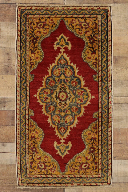 2 x 3 Vintage Turkish Yastik Rug 51507
