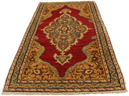 2 x 3 Vintage Turkish Yastik Rug 51507