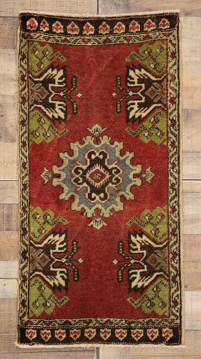 2 x 3 Vintage Turkish Yastik Rug 51508