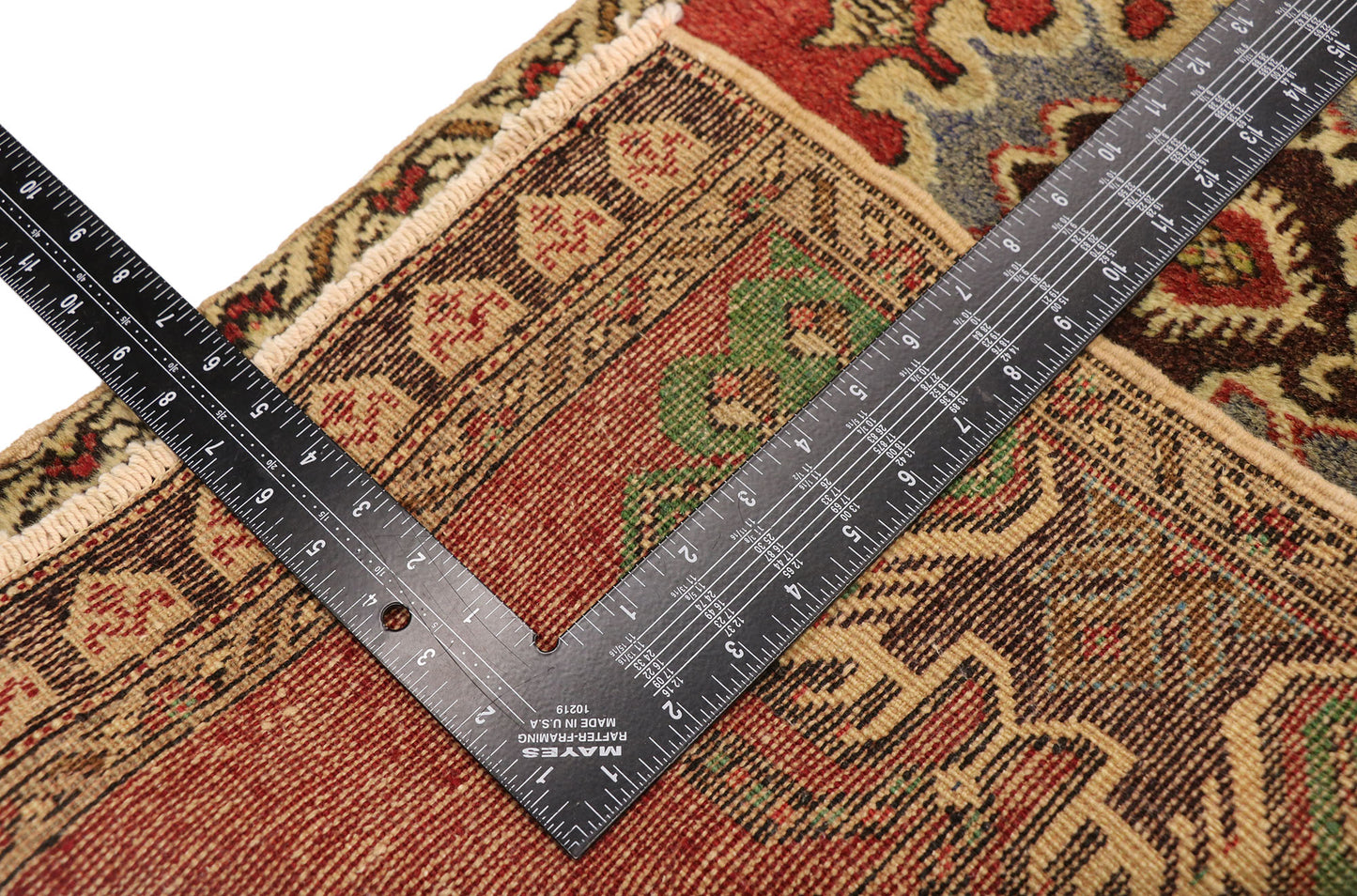 2 x 3 Vintage Turkish Yastik Rug 51508