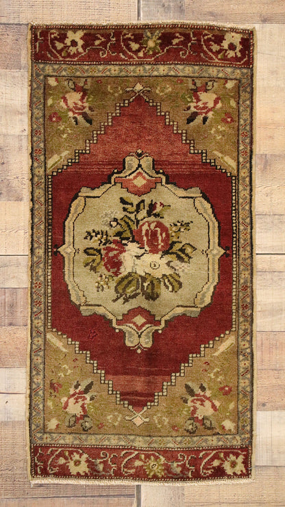 2 x 3 Vintage Turkish Yastik Rug 51510