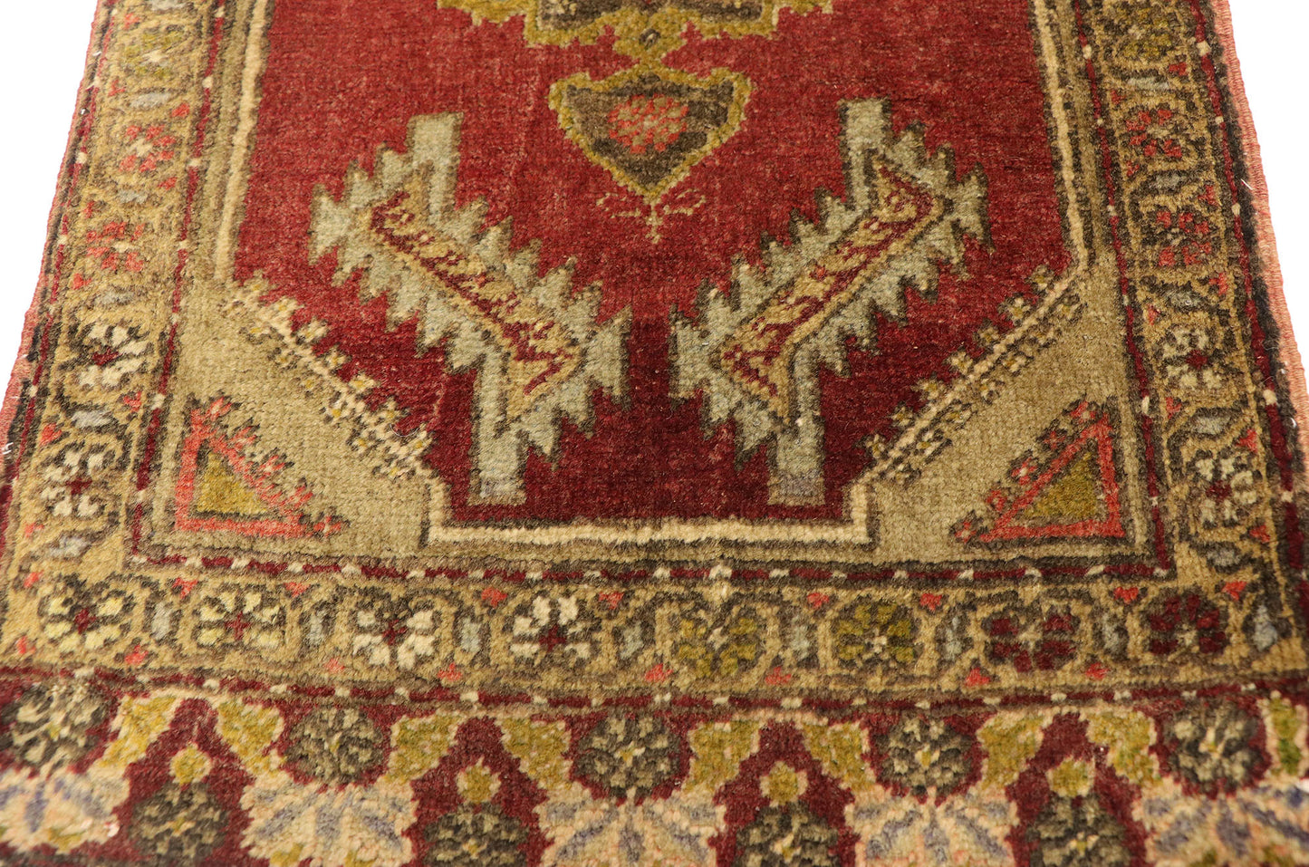 2 x 3 Vintage Turkish Yastik Rug 51511