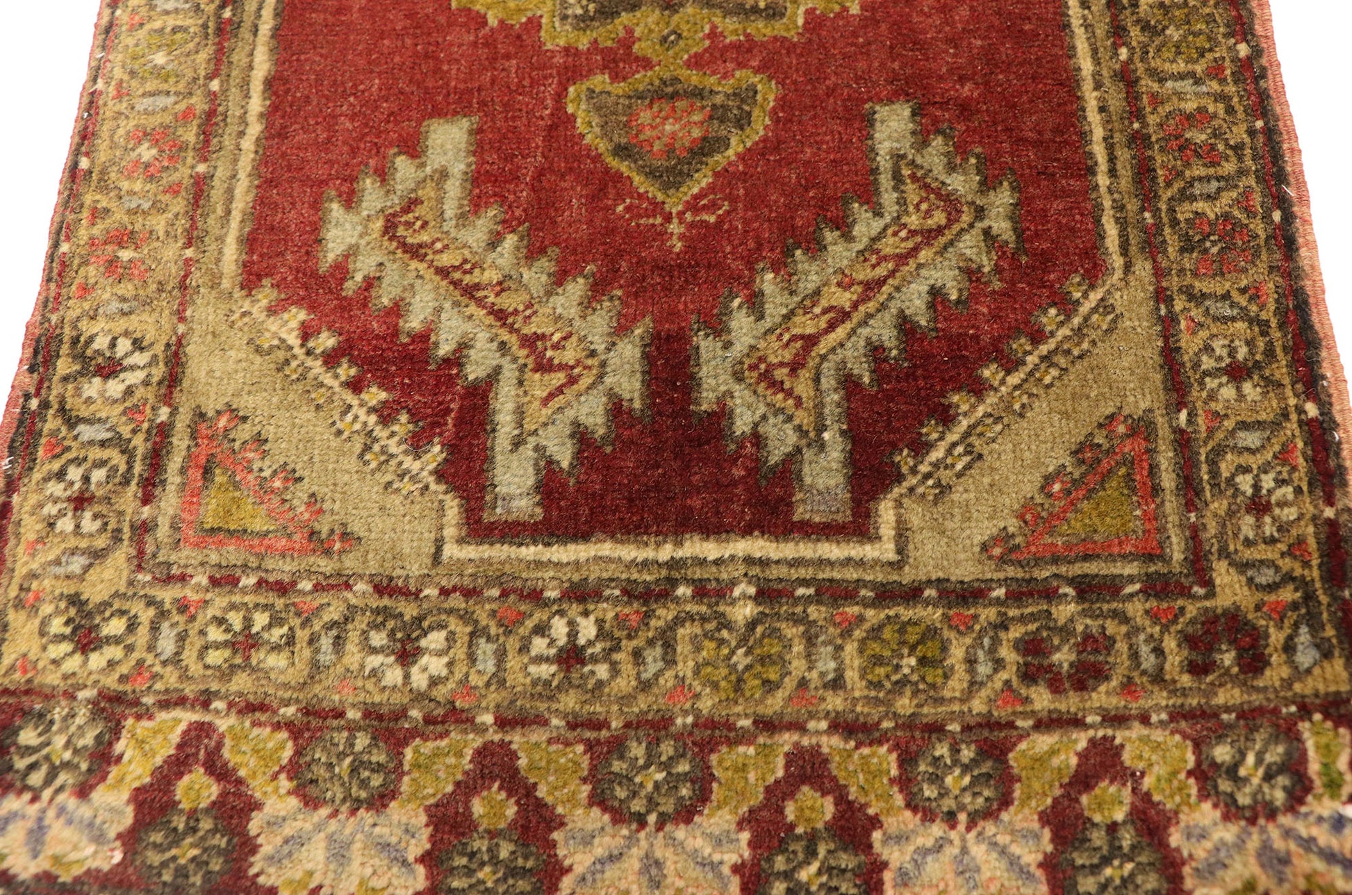 2 x 3 Vintage Turkish Yastik Rug 51511