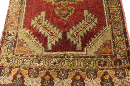 2 x 3 Vintage Turkish Yastik Rug 51511