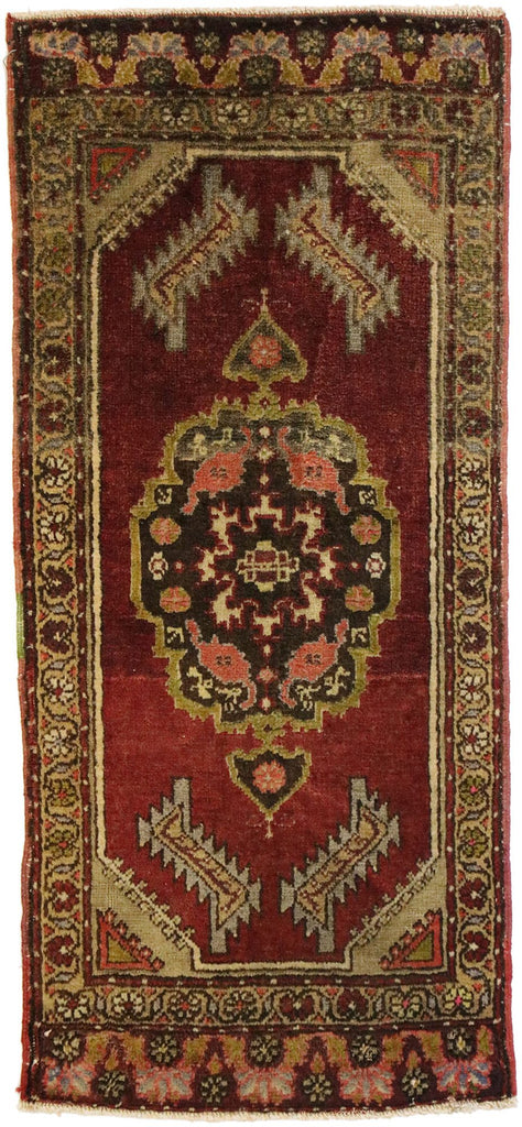 2 x 3 Vintage Turkish Yastik Rug 51513