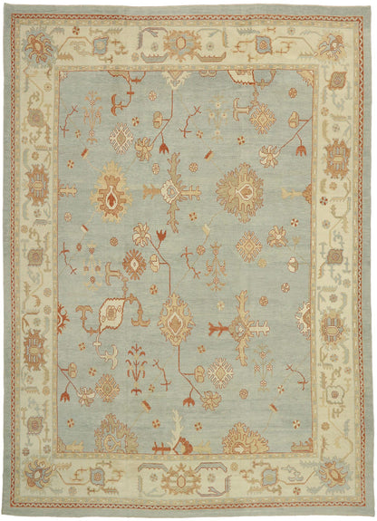 12 x 17 Modern Turkish Oushak Rug 51518