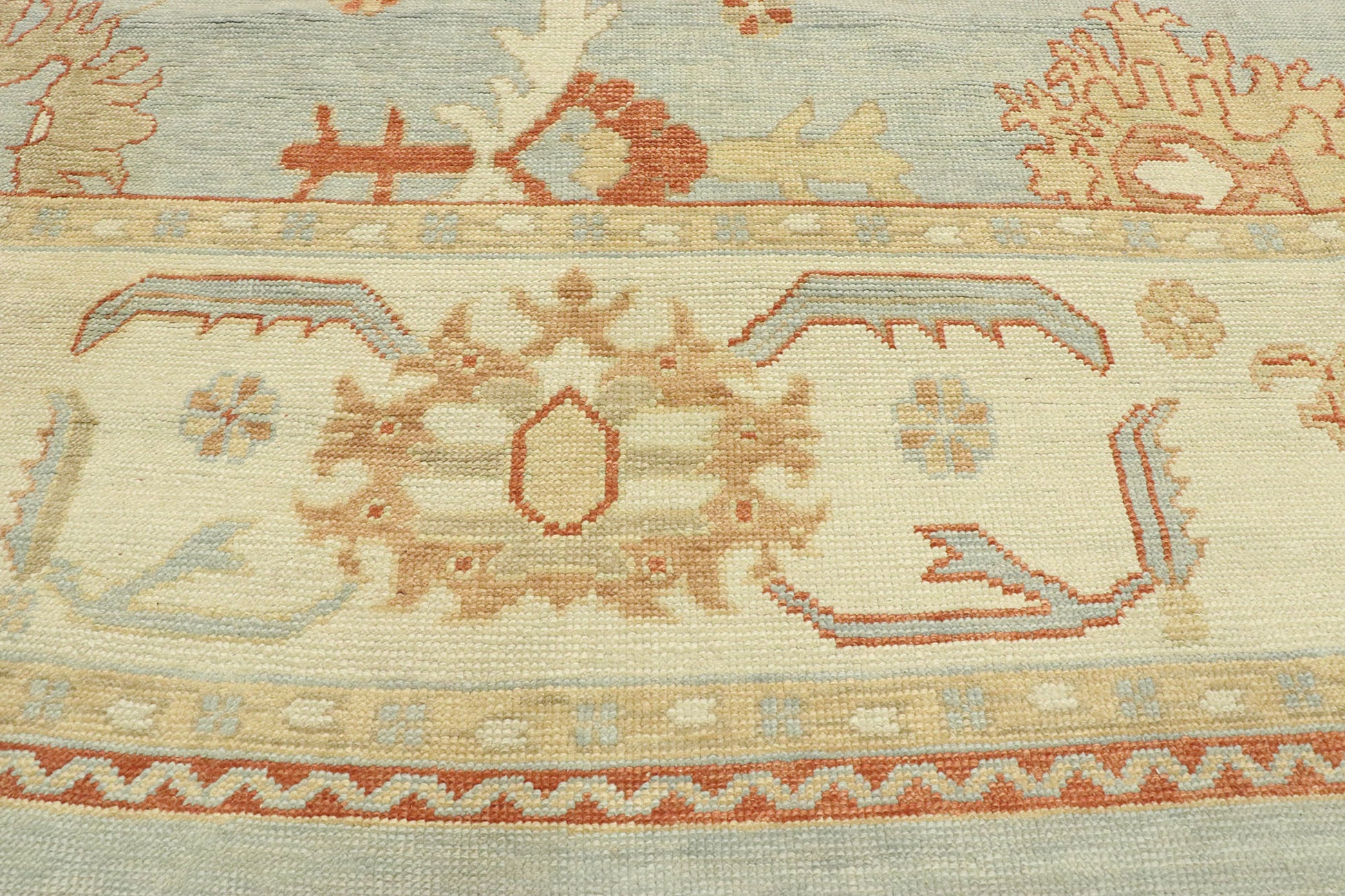 12 x 17 Modern Turkish Oushak Rug 51518