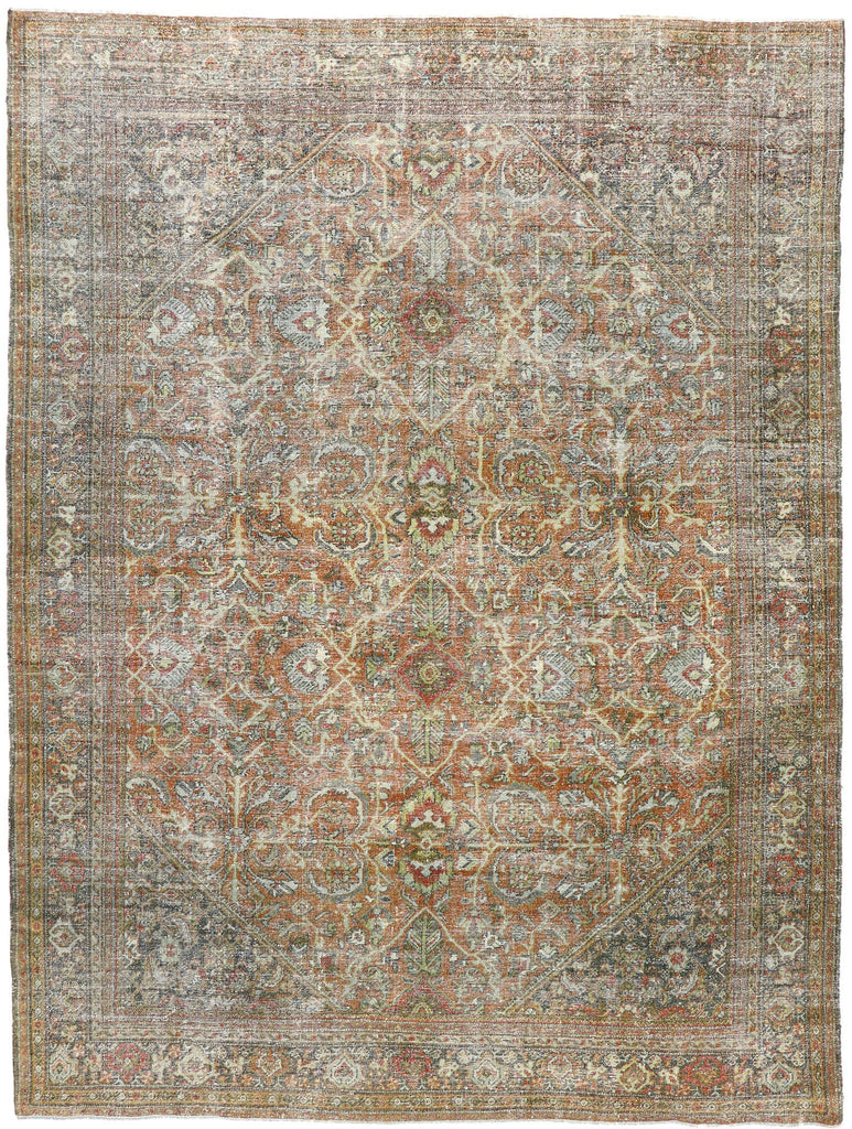 8 x 11 Antique Persian Mahal Rug 51522