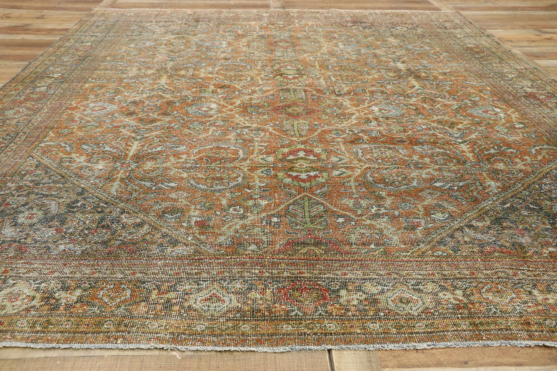 8 x 11 Antique Persian Mahal Rug 51522