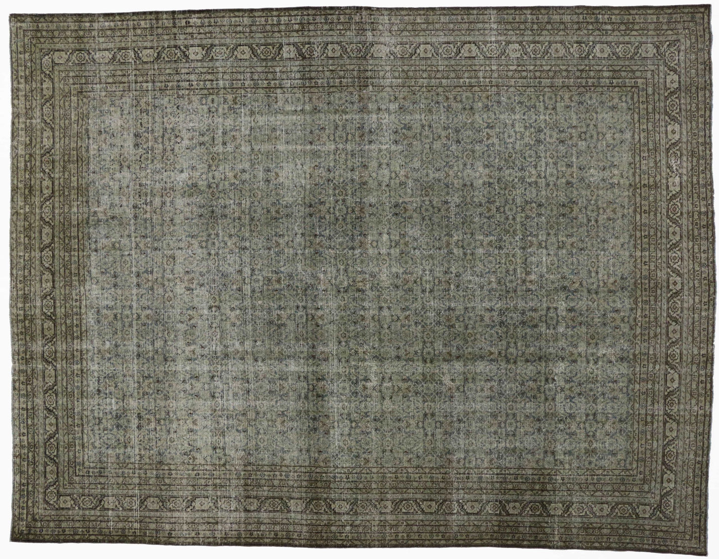 9 x 12 Vintage Tabriz Rug 51523