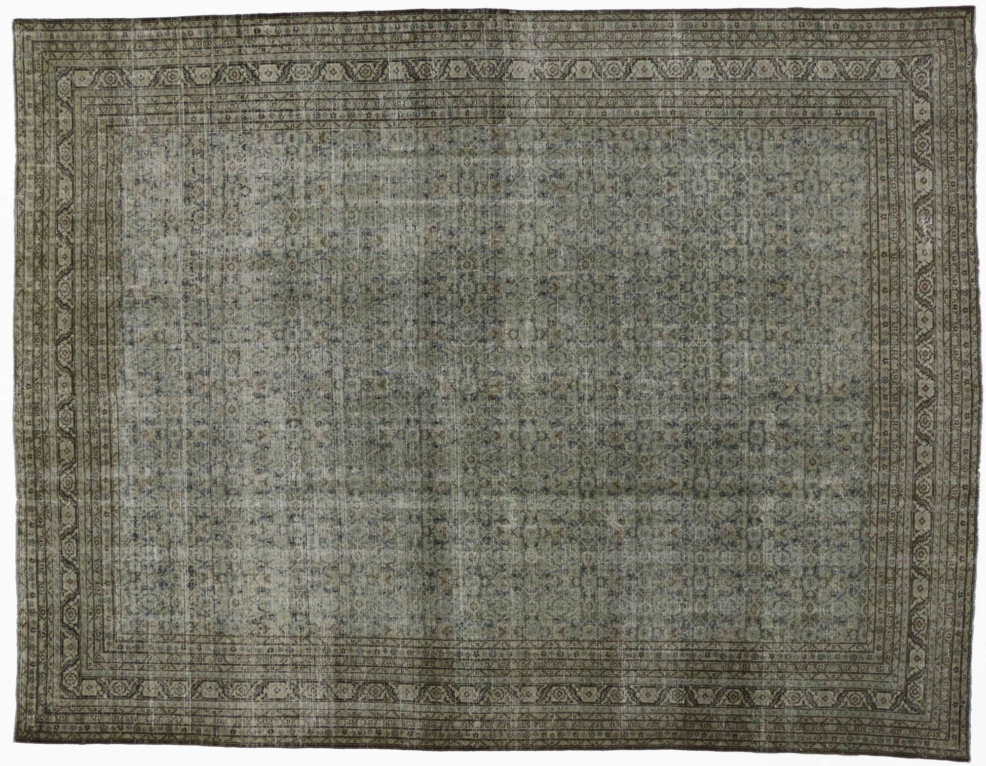 9 x 12 Vintage Tabriz Rug 51523