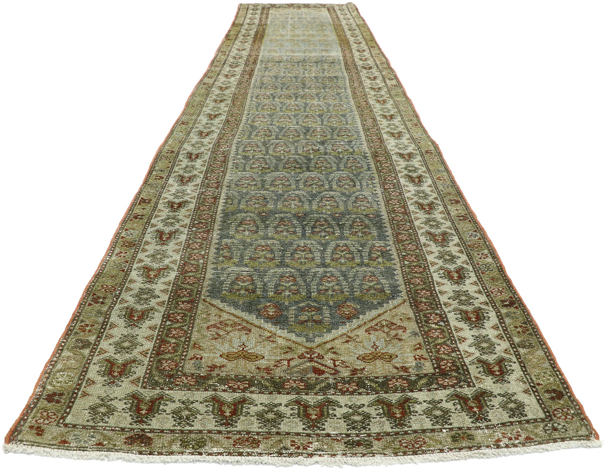 3 x 17 Antique Persian Malayer Rug 51524