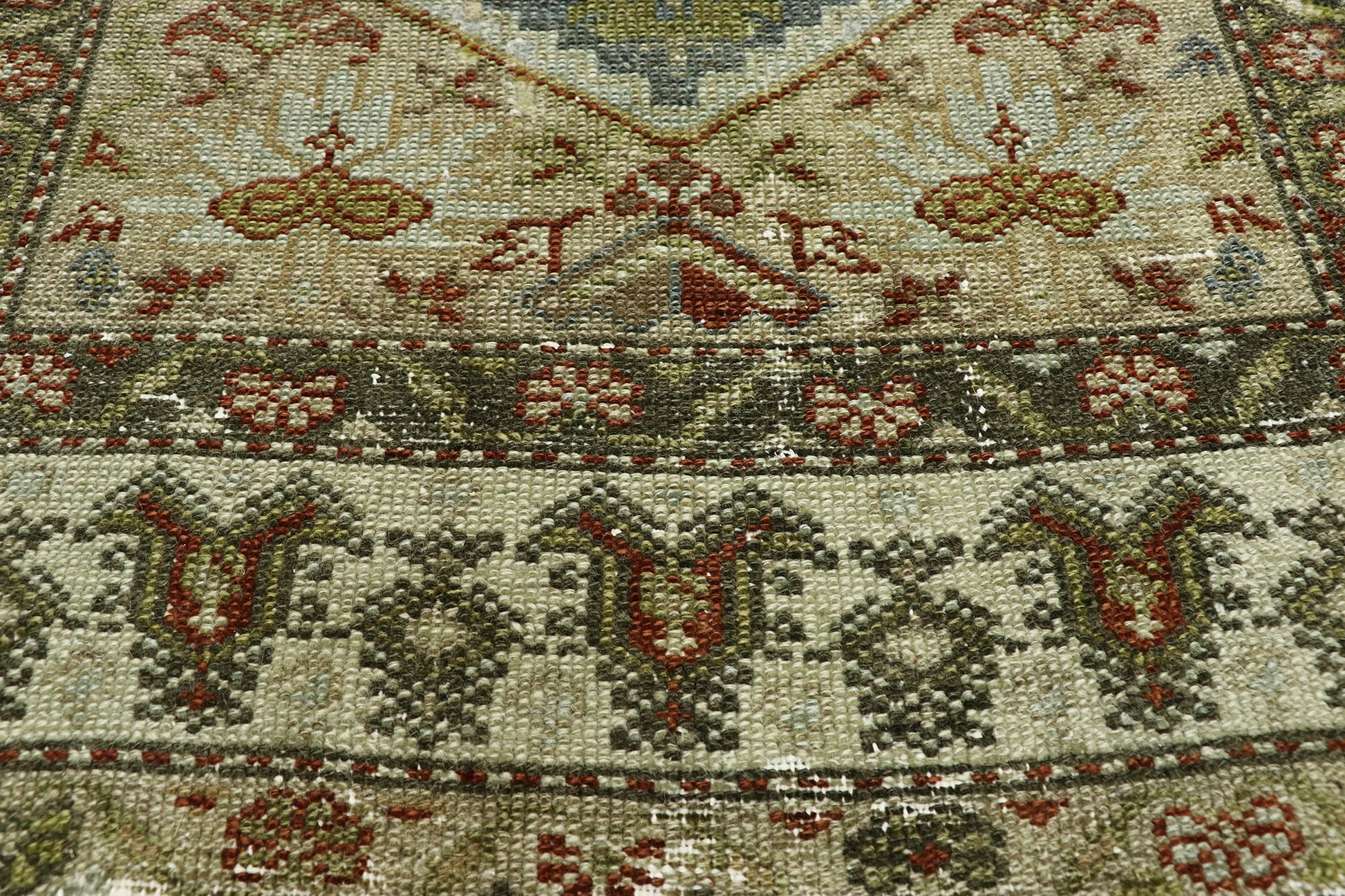 3 x 17 Antique Persian Malayer Rug 51524