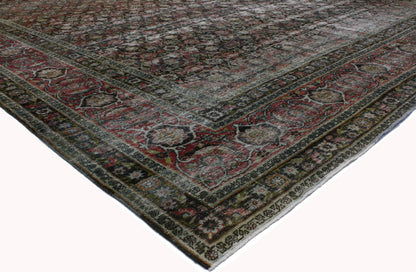 10 x 13 Antique Yazd Rug 51529