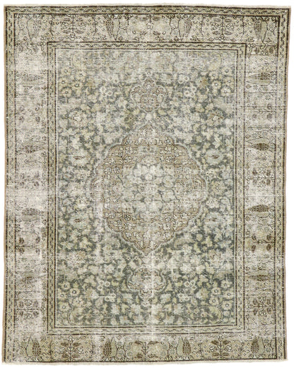 5 x 6 Antique Persian Tabriz Rug 51531
