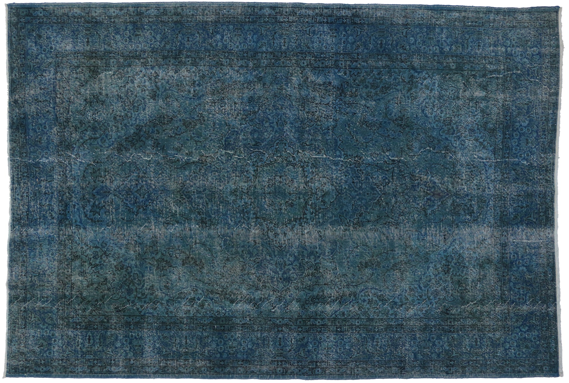 9 x 13 Vintage Overdyed Rug 51541