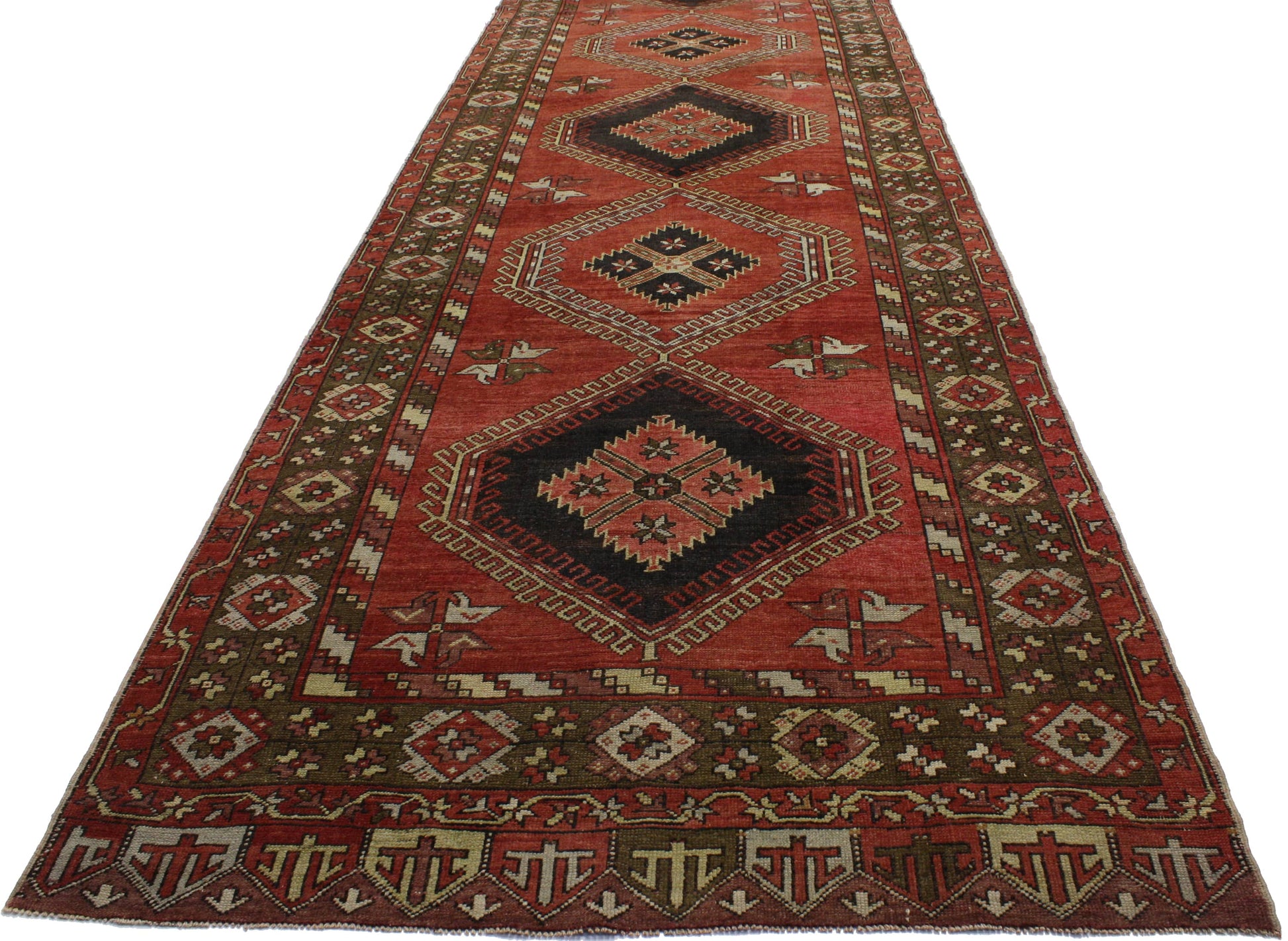 5 x 25 Vintage Oushak Rug 51544