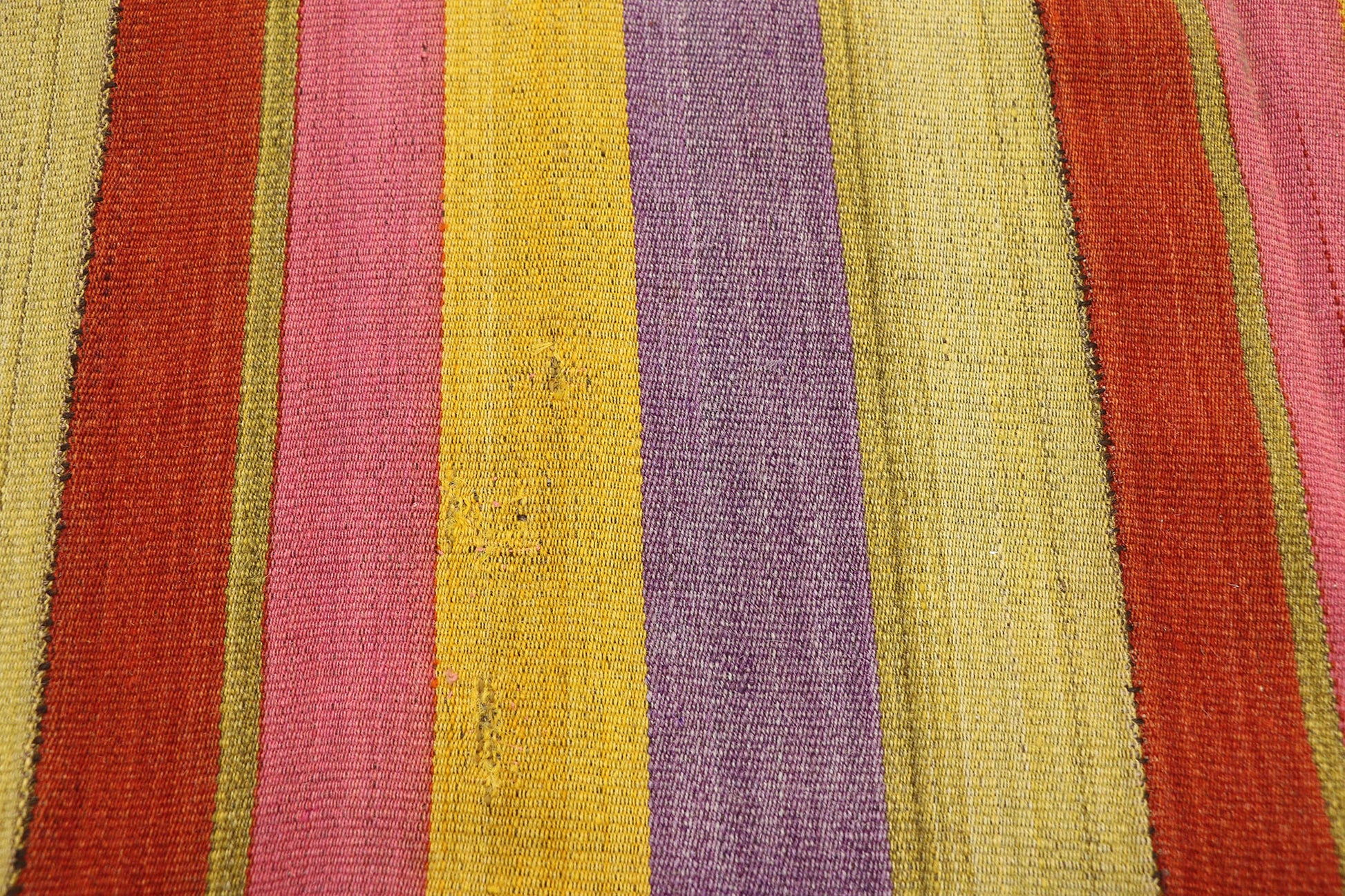 6 x 10 Vintage Turkish Striped Kilim Rug 51553